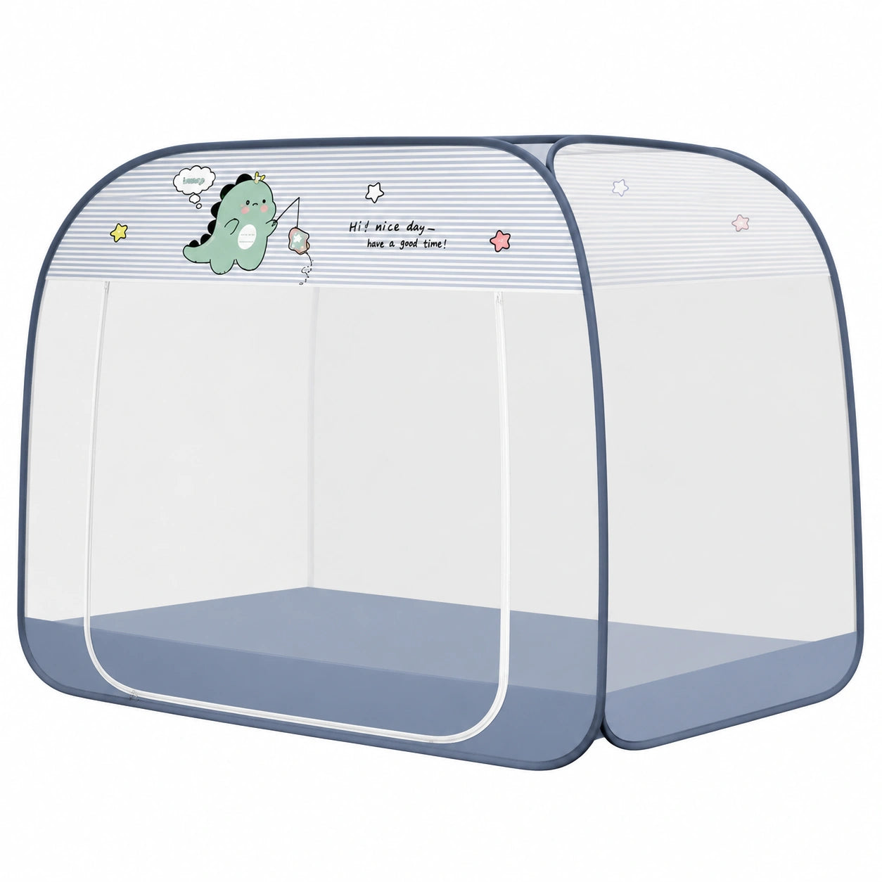Klappbare Sonnenliege mit Moskitonetz – Ideal für Garten, Terrasse und Schlafzimmer