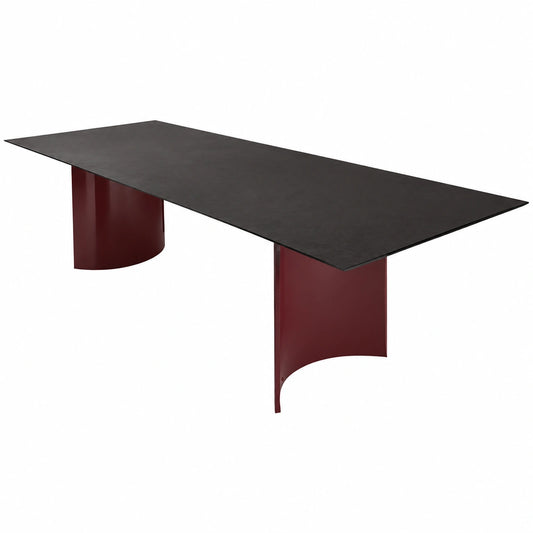 Eleganter Büroschreibtisch aus Metall mit stilvollem Design für Home-Office und Konferenzen