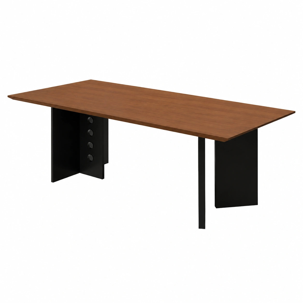 Eleganter Bürotisch aus Holz für Home Office, ergonomischer PC-Schreibtisch, stilvolle Arbeitsplatzgestaltung