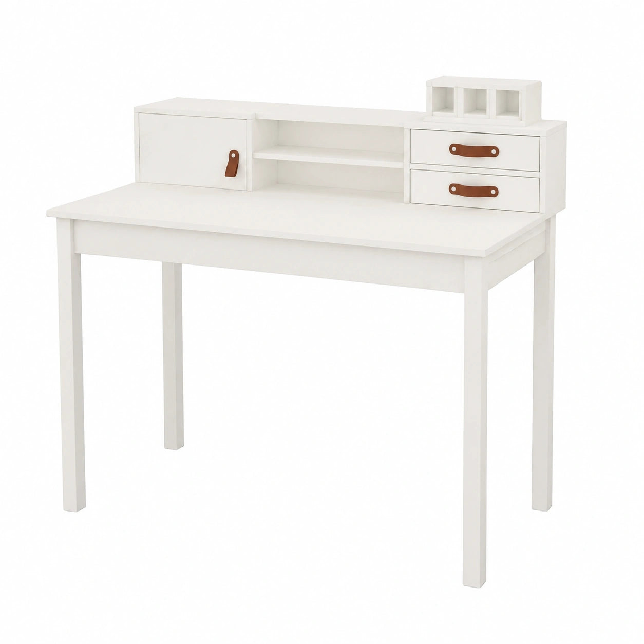 Moderner Kiefernholz-Schreibtisch 110x50x93 cm - Praktischer Computertisch für Büro und Kinderzimmer