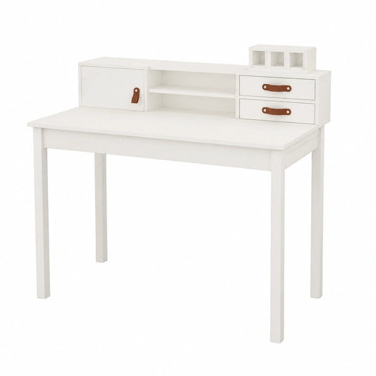 Moderner Kiefernholz-Schreibtisch 110x50x93 cm - Praktischer Computertisch für Büro und Kinderzimmer